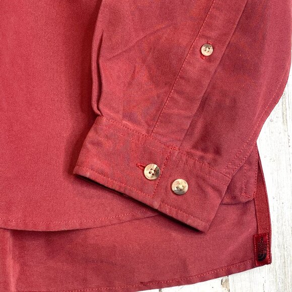 The North Face Red Syncline Long-Sleeve Collared Button-Up Shirt Outdoor Size M - Picture 9 of 9